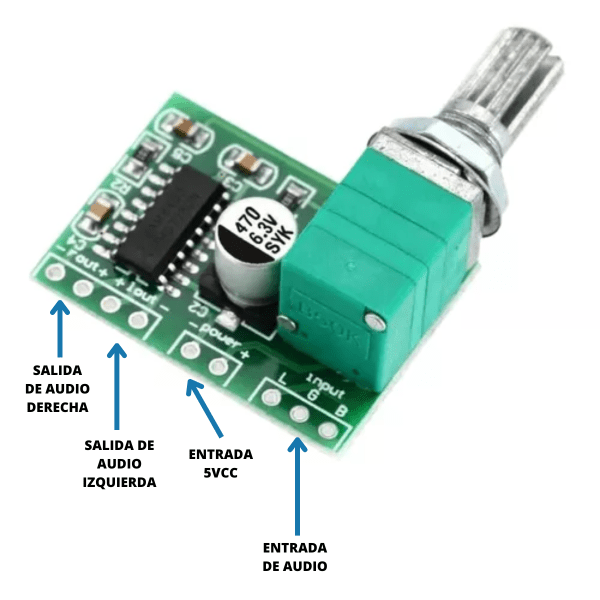 Mini Amplificador De Potencia Por Usb 5v - Imagen 2