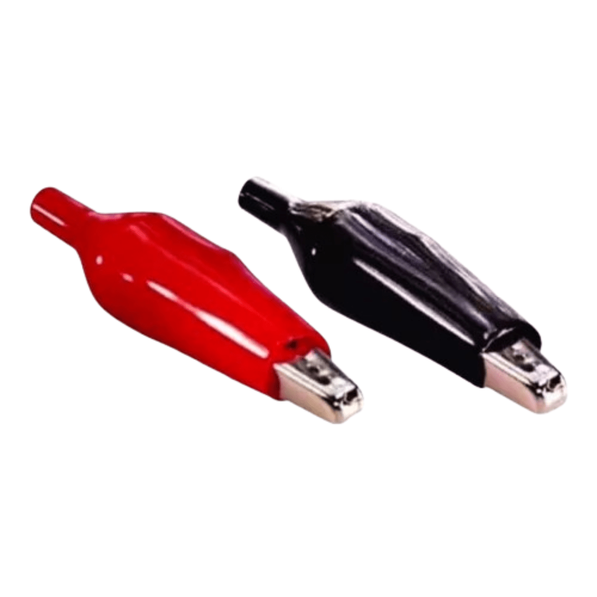 Pinza Cocodrilo 42mm Mediana Aislada Electronica Colores X10