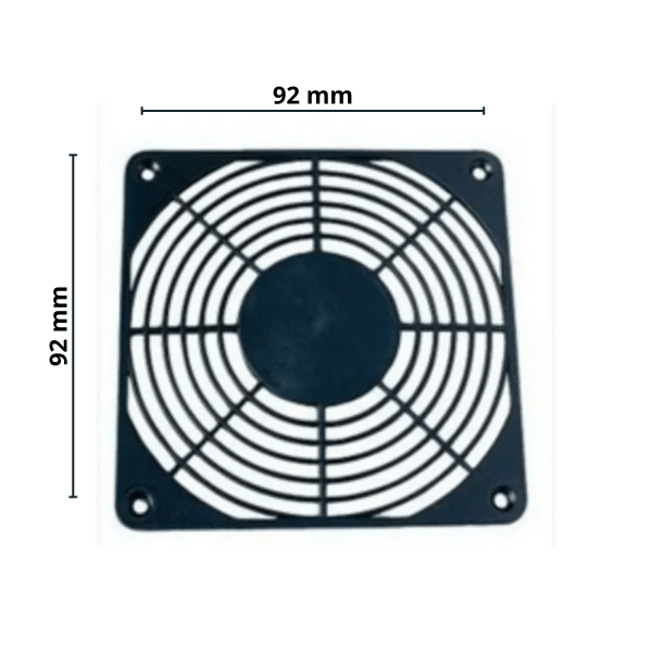 Rejilla Plastica Para Fan Cooler 3.5 Pulgadas 92x92mm