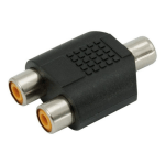 Adaptador Rca Hembra A 2 Rca Hembra