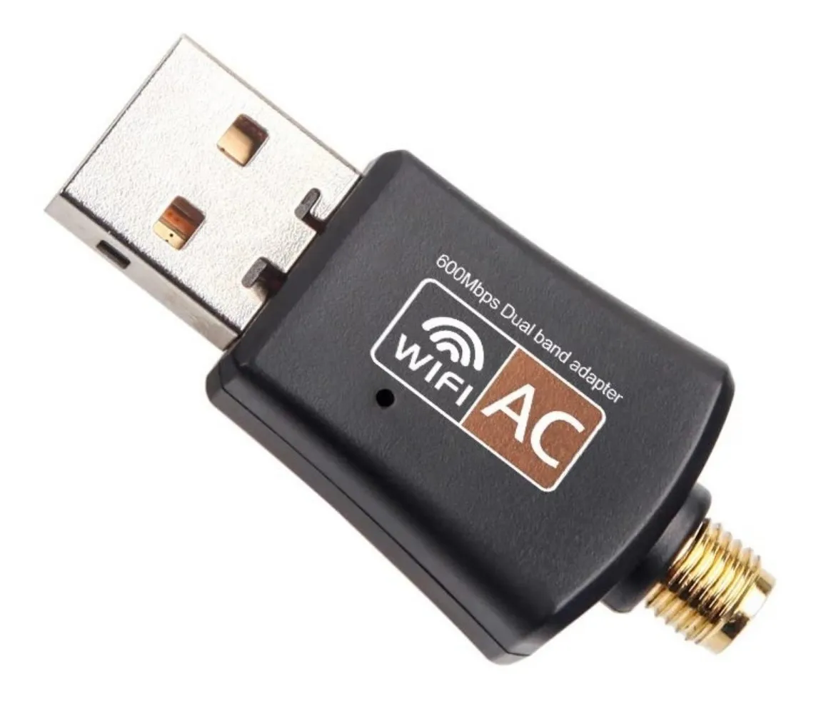 Adaptador Antena Wifi Usb 600mbps 2.4ghz + 5ghz Doble Banda - Imagen 4