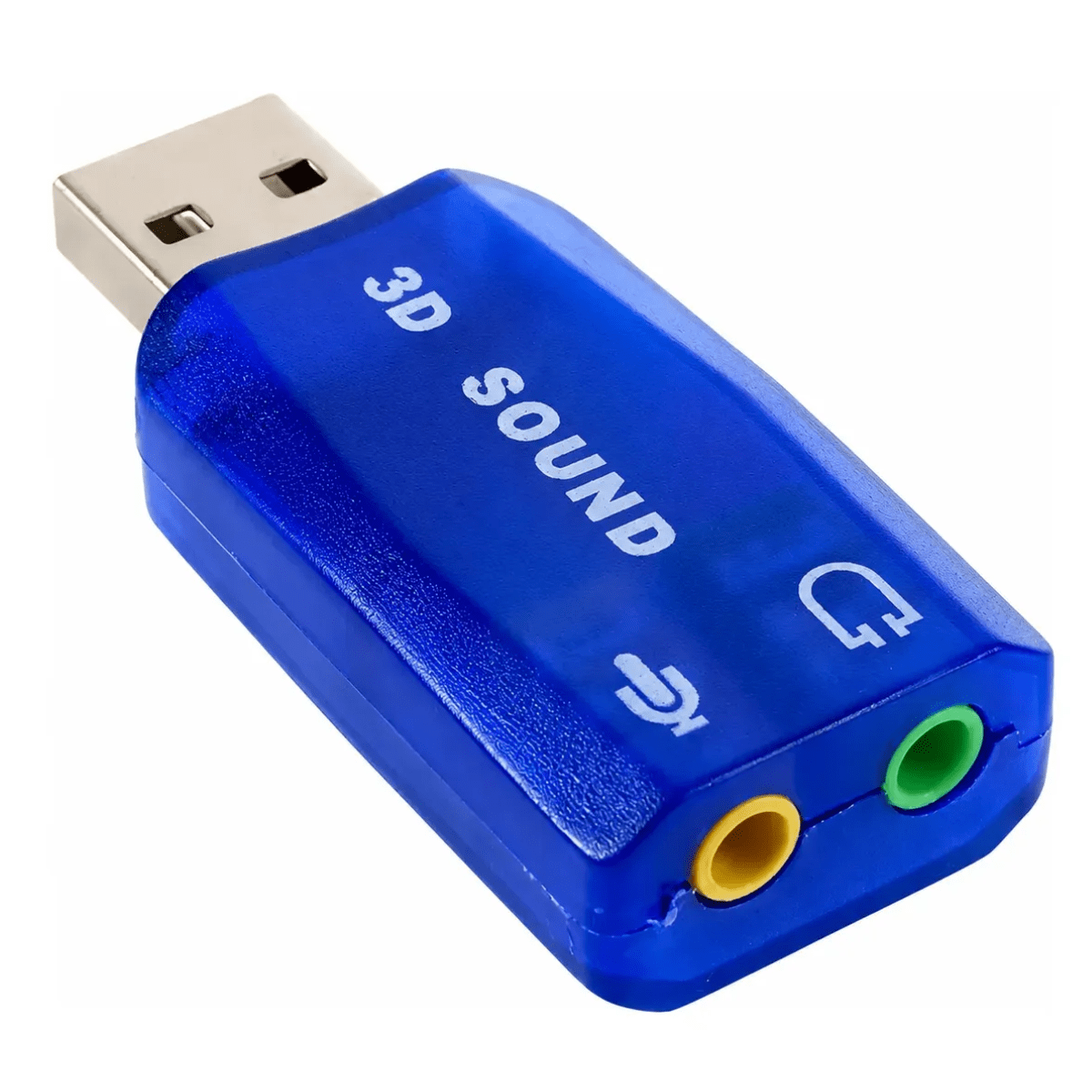 Placa De Sonido Usb Audio 3d Tarjeta Pc Computadora