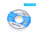 Cinta Malla Desoldante 2.5 Mm Longitud 1.5mts