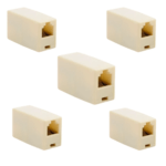 Adaptador Prolongador Rj 11 Hembra A Hembra Rj11 A Rj11 X 5