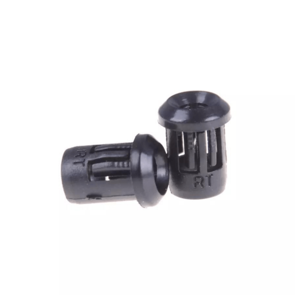 Portaled Porta Led 5 Mm Diodo Negro X 10 Unidades