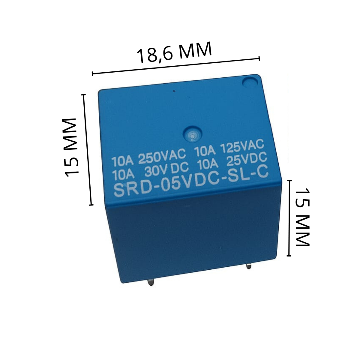 Rele Relay 5v Dc Simple Inversor 10a 250v Relee - Imagen 5