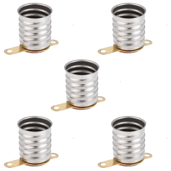 Portalampara Foquito Rosca E10 6v 12v Porta Lampara X 5