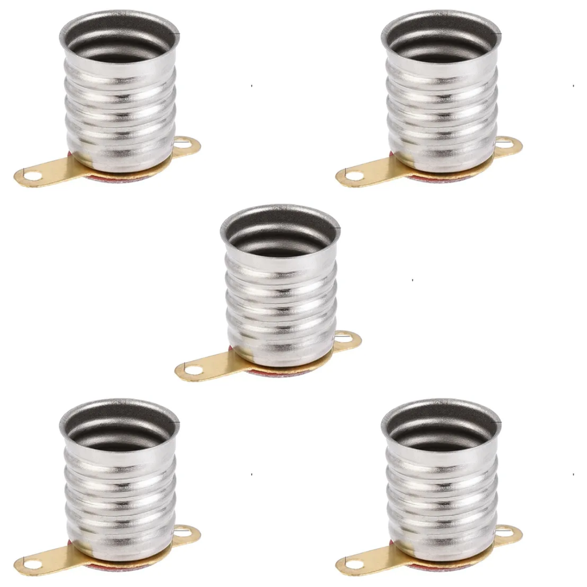 Portalampara Foquito Rosca E10 6v 12v Porta Lampara X 5
