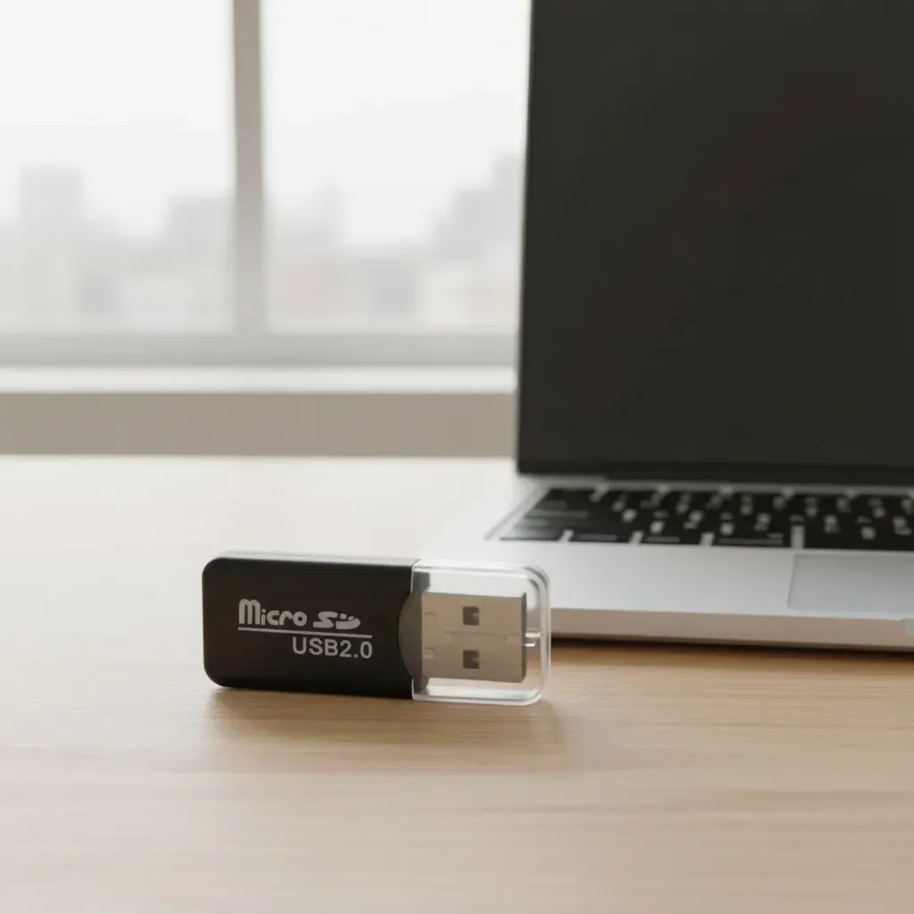 Adaptador Usb Lector Memoria Micro Sd Celular Pc 2.0 - Imagen 3