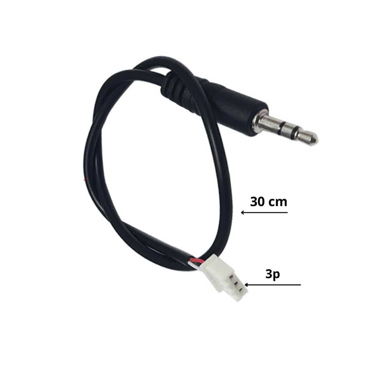 Cable Plug Estéreo 3.5mm A Jst Xh2.54 Macho 3 Pines Conector - Imagen 2