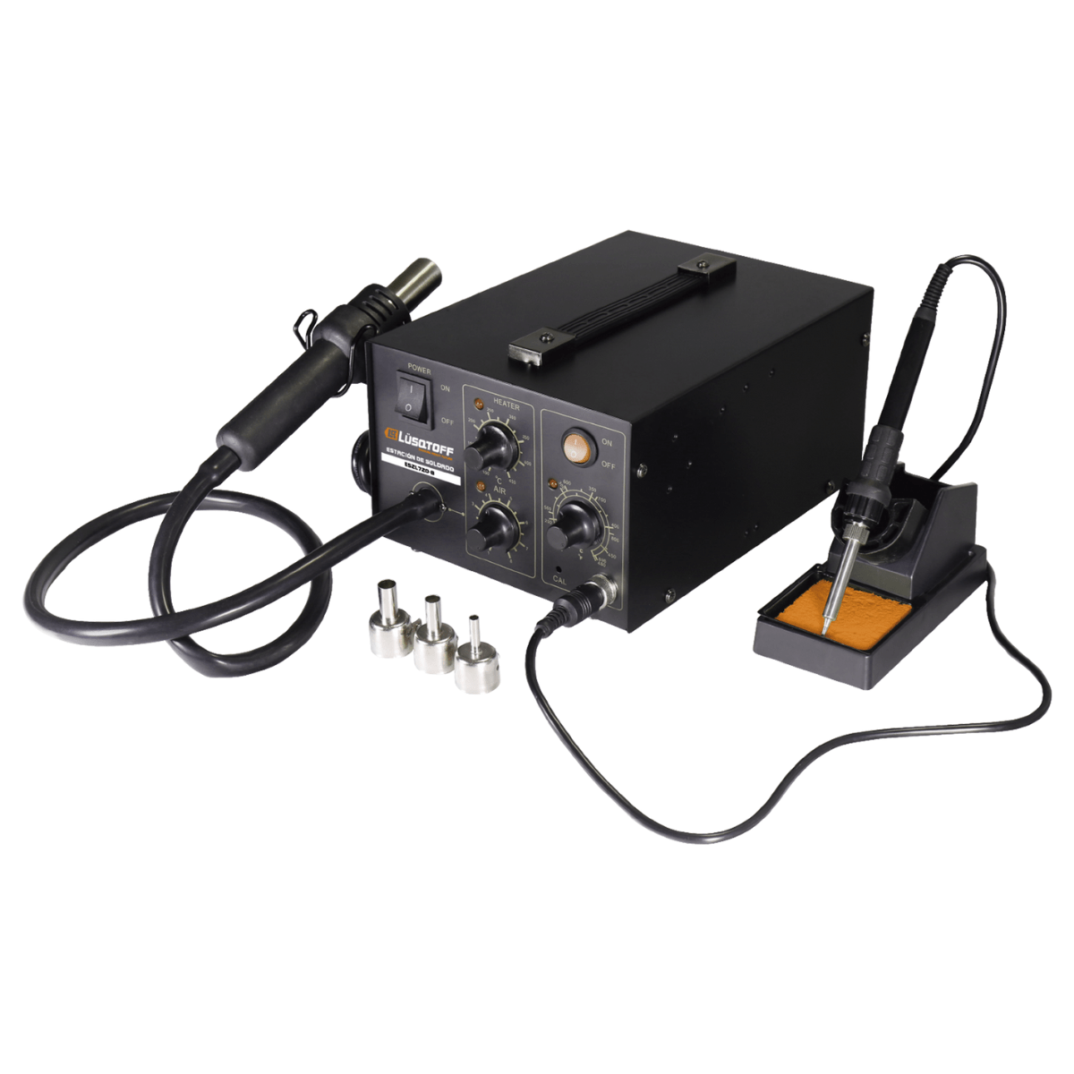 Estación Soldado Lapiz Cautin Aire Caliente 660w Lusqtoff