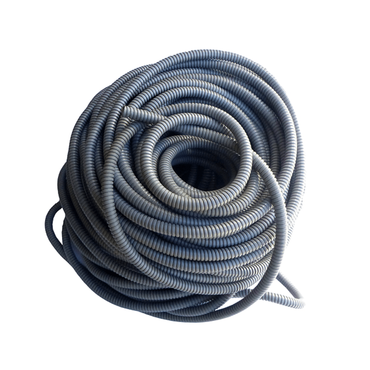 Caño Corrugado Flexible Gris 3/4" Pulgadas Rollo Por 25 Metros - Imagen 3