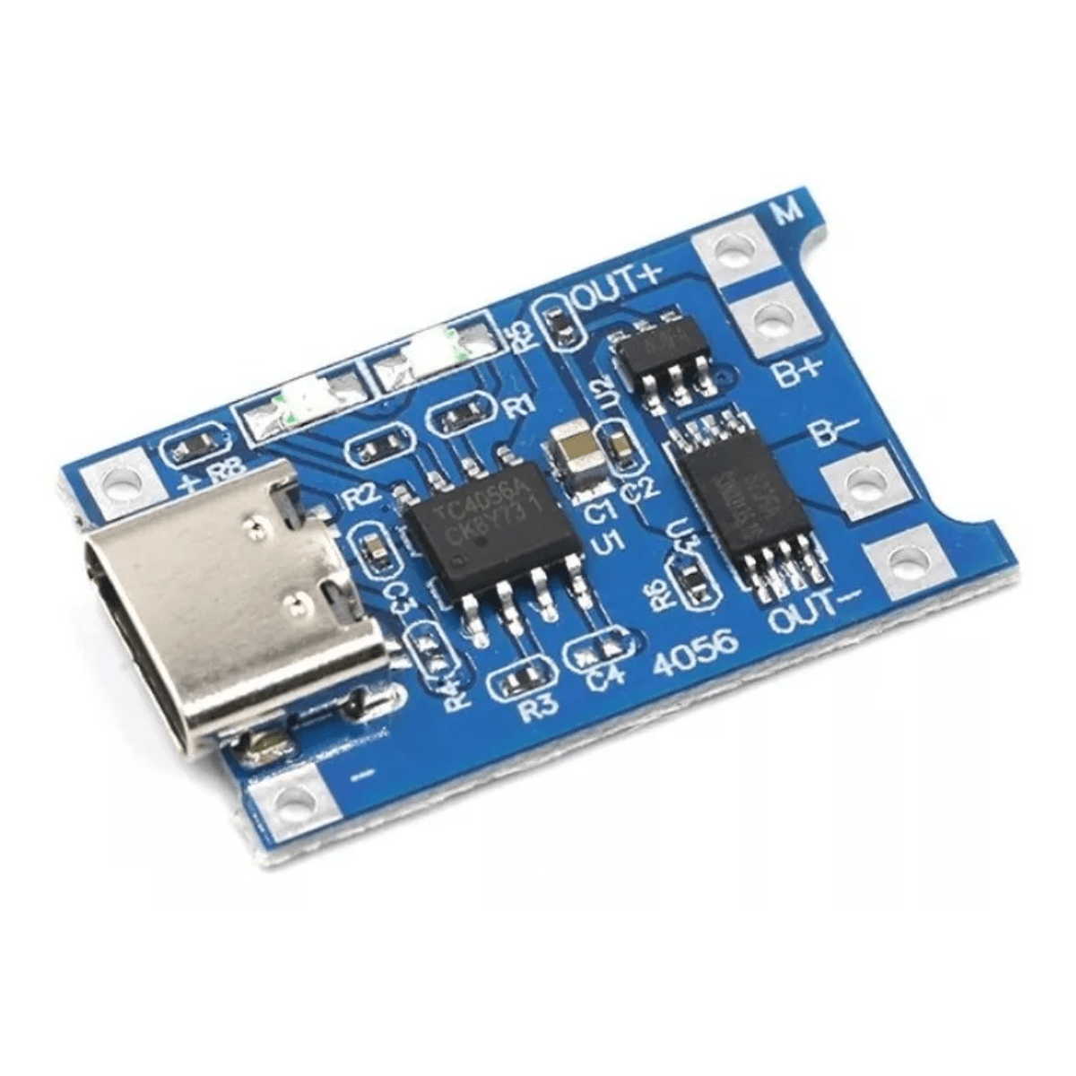 Módulo Tp4056 Carga Batería Litio Con Protección Usb Tipo C X 3 Unidades - Imagen 3