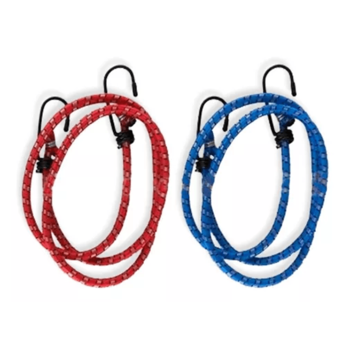 Tensor Elastico 1 Mt X 7mm Pack X 2 Un Gancho Metalico