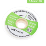 Cinta Malla Desoldante 1.5mm X 1.5mt Cobre