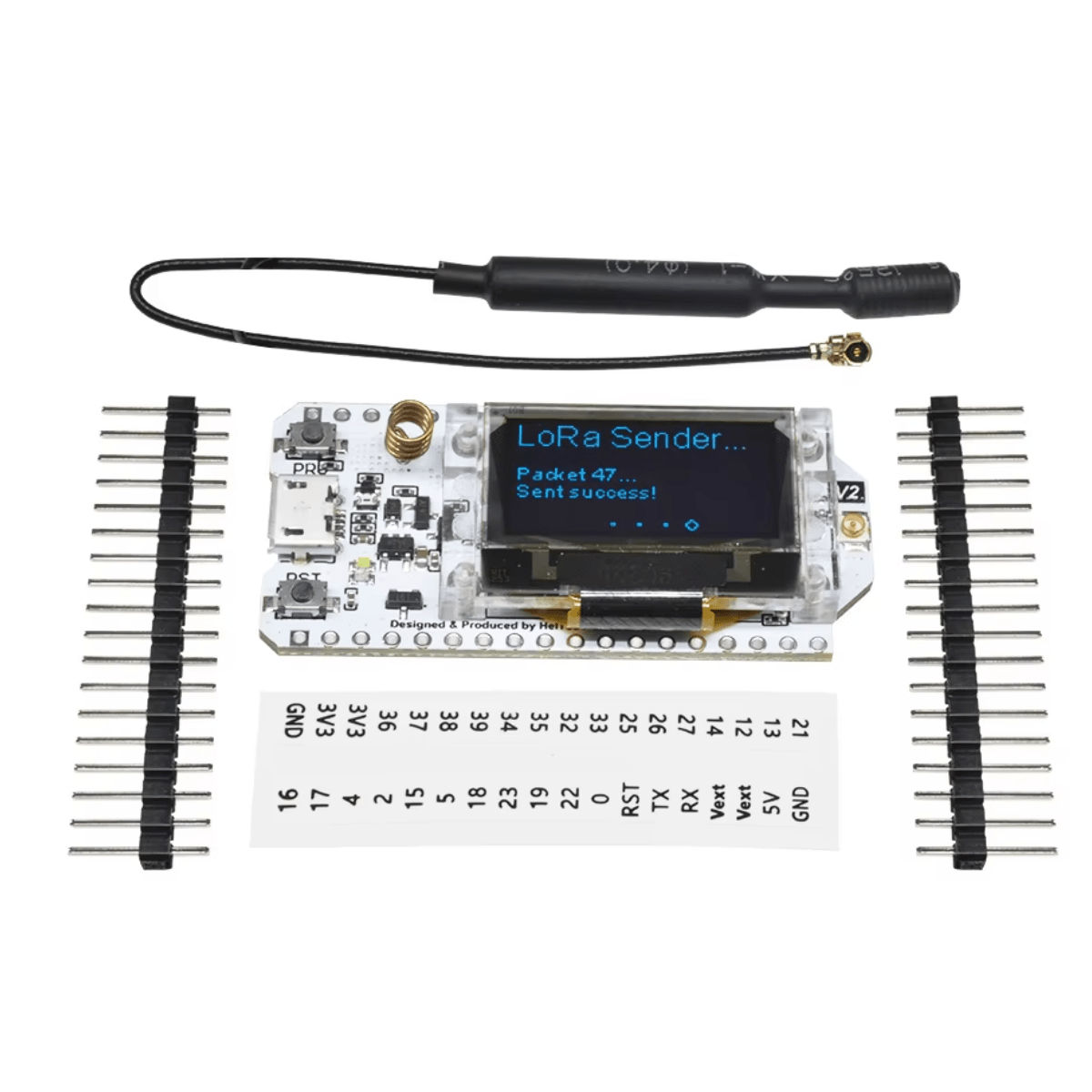 Modulo Lora Sx1276 Esp32 Display 0.96p Oled Wifi Bluetooth