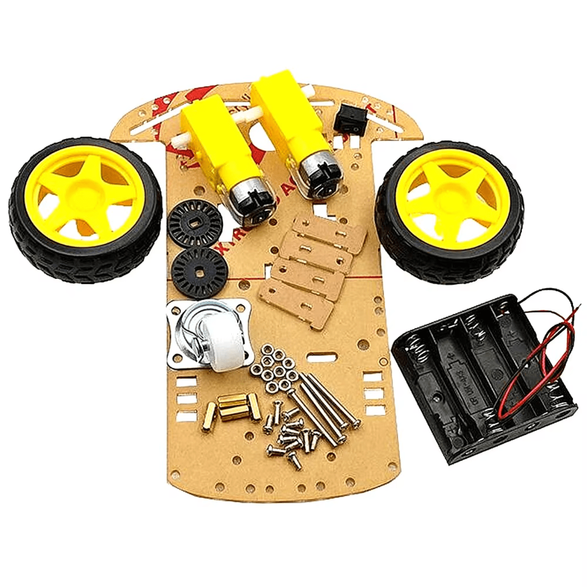 Kit Chasis Robot Auto Car Rover 2wd 2 Motores Rueda Armar - Imagen 3