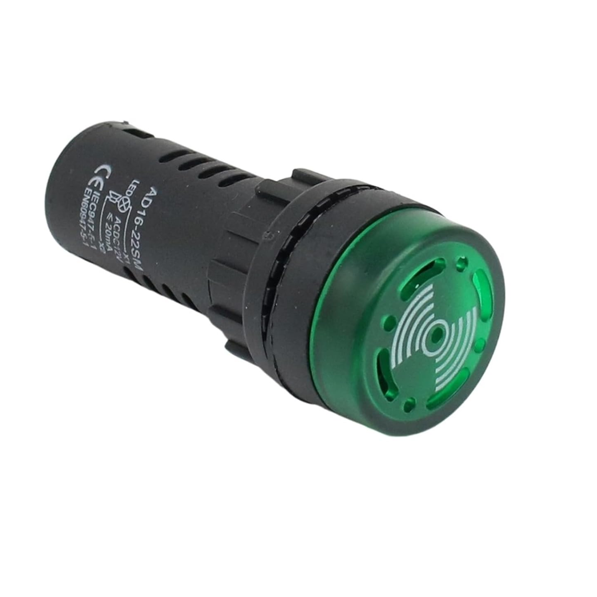 Buzzer Indicador Sonoro Buzer 220v Tablero Luz Led - Verde