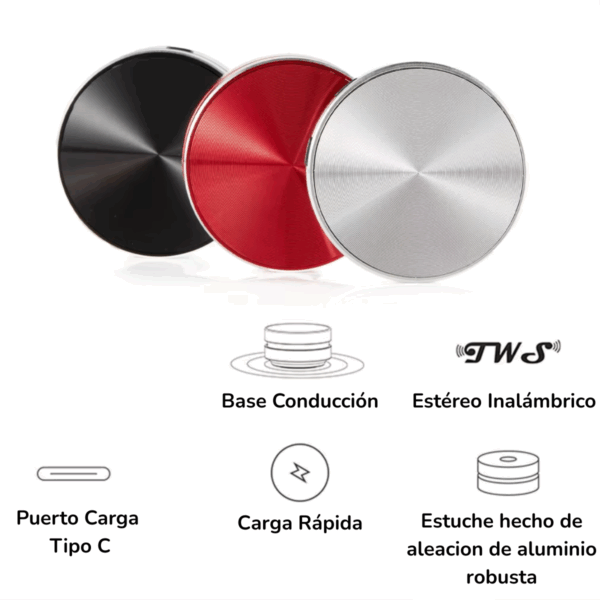 Altavoz Mini Parlante De Conduccion Bluetooth Inalambrico - Imagen 5