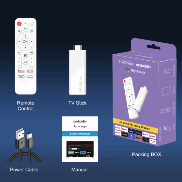 Tv Stick Android Tv Smart Tv 16gb 2gb 4k Ultra Hd Dongle - Imagen 8