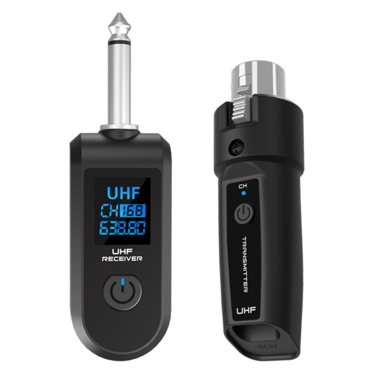 Sistema Inalambrico Microfono Uhf Tx Xlr Y Rx Plug Uhf