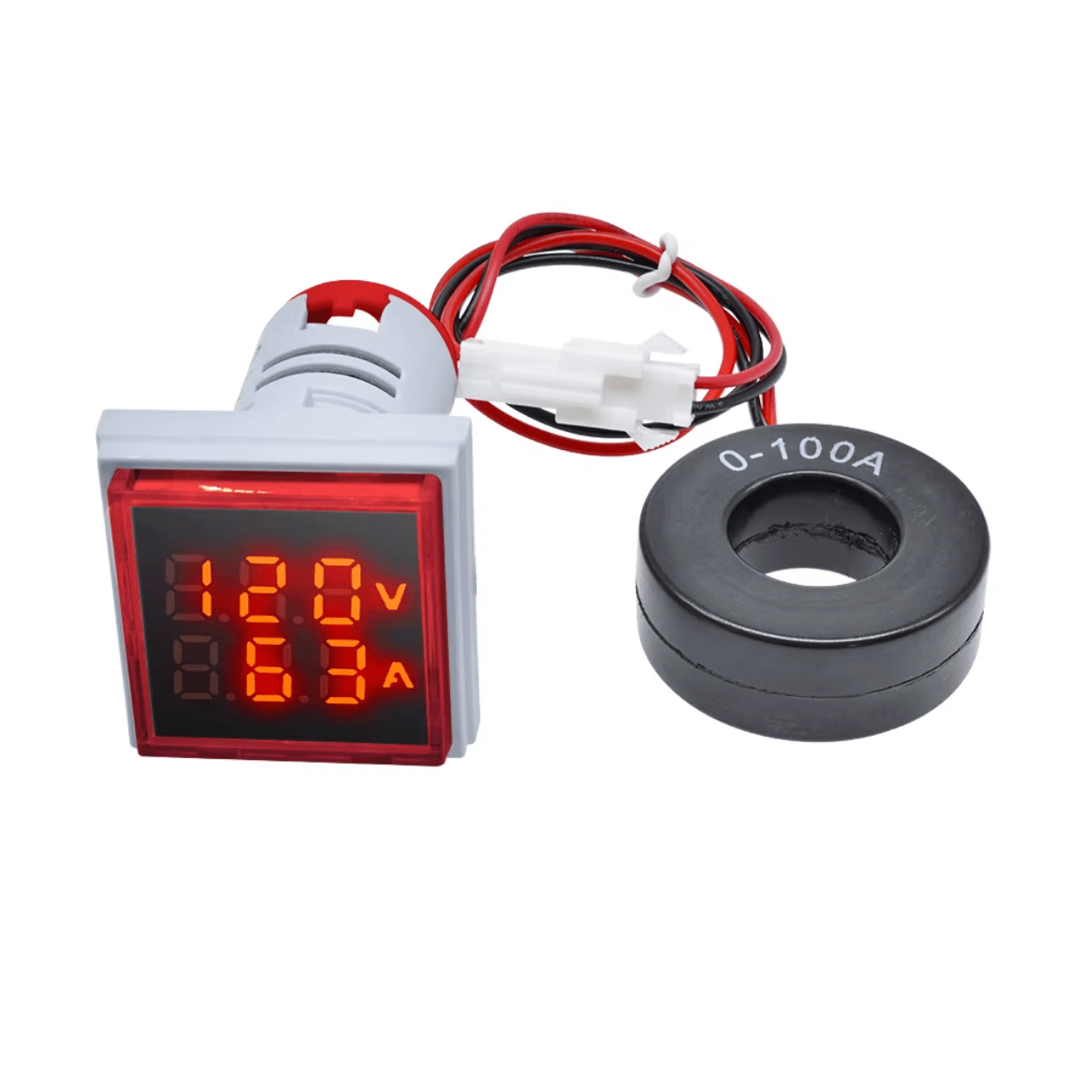 Voltimetro Amperimetro Digital 60-500v 0-100a Ca - Imagen 3