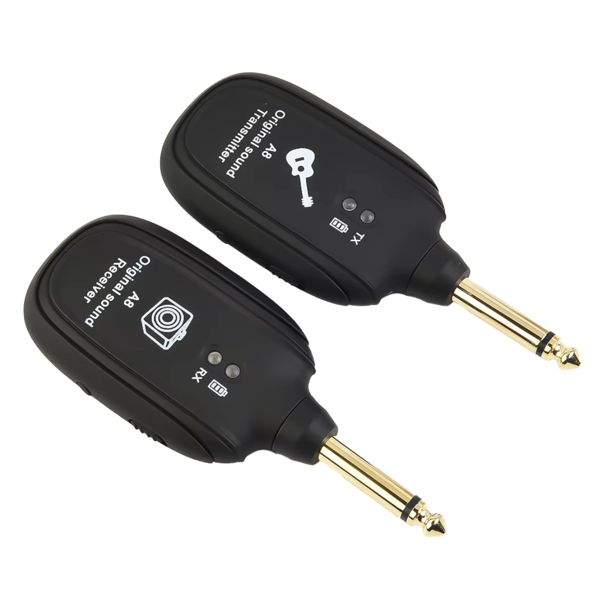 Transmisor Receptor Inalámbrico A8 Uhf Para Guitarra Y Bajo - Imagen 2