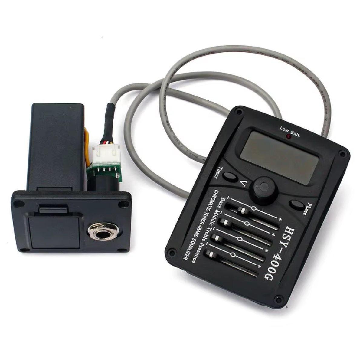 Ecualizador Preamp Activo Guitarra Plug Microfono Afinador