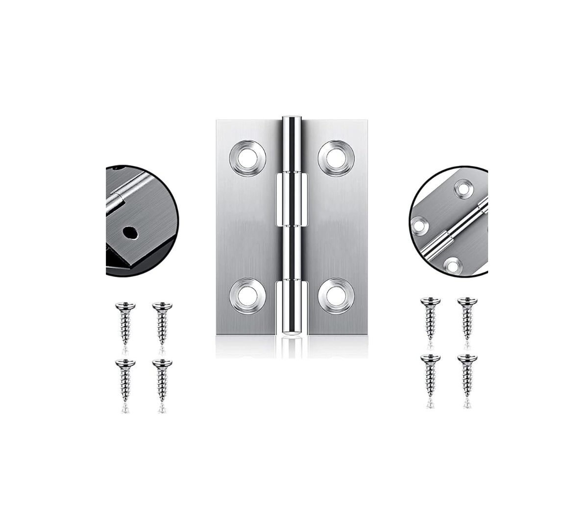 Bisagras Tipo Libro 5005 Hierro Pulido 2 Pulgadas X2