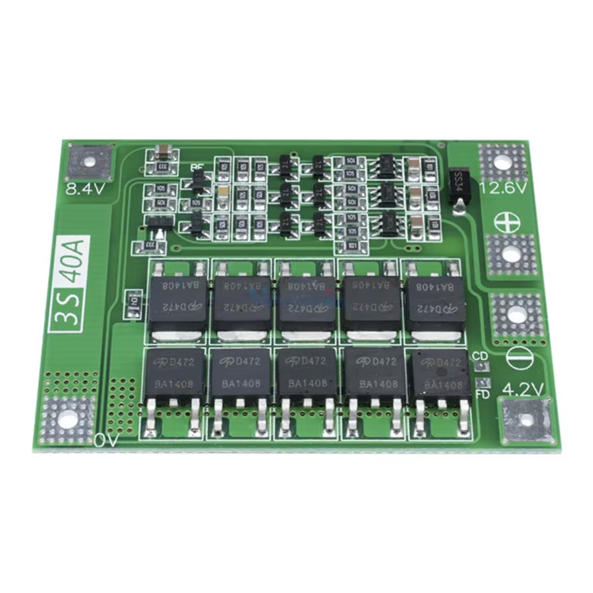 Modulo Proteccion Carga Bateria Litio Lipo 3s 40a 12v 18650