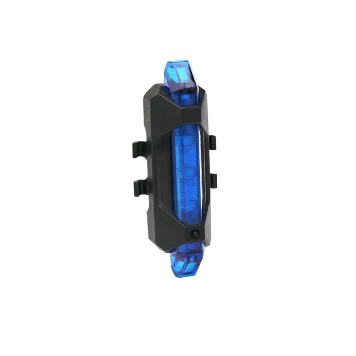 Luz Led Bicicleta De Seguridad Recargable Trasera Usb Azul