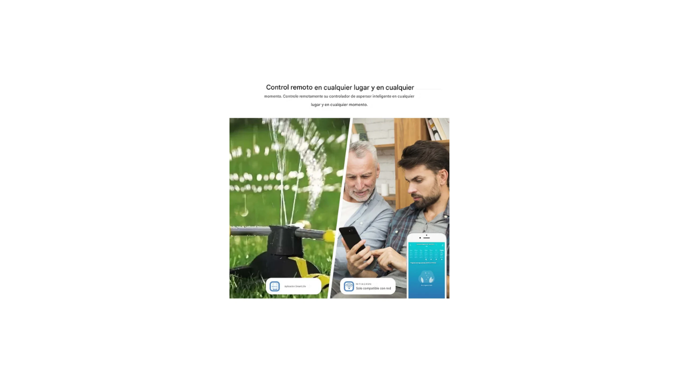 Controlador Riego Automático Wifi 8 Zonas Inteligente Blanco - Imagen 2