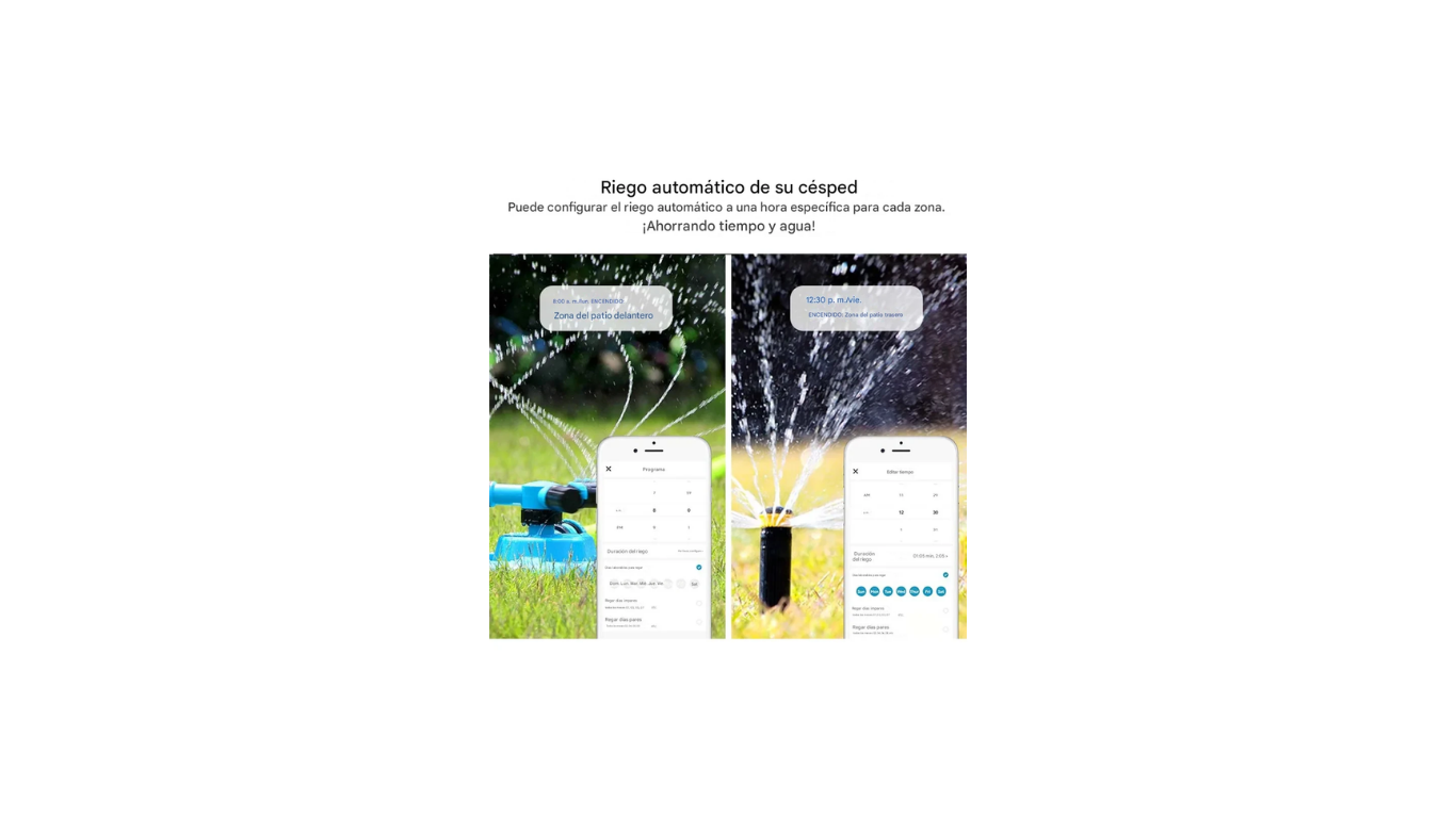 Controlador Riego Automático Wifi 8 Zonas Inteligente Blanco - Imagen 4