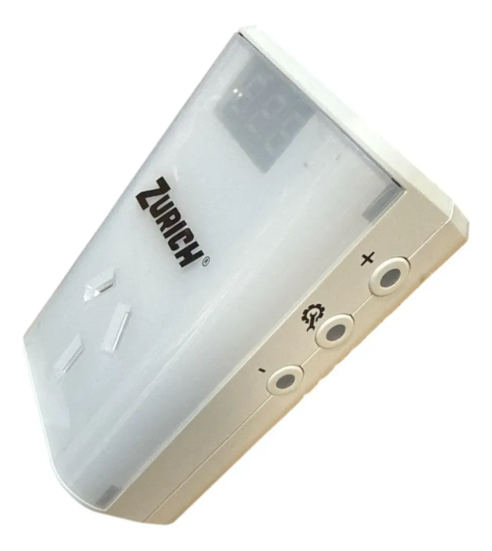 Estabilizador Protector De Tension Digital Zurich Blanco - Imagen 2