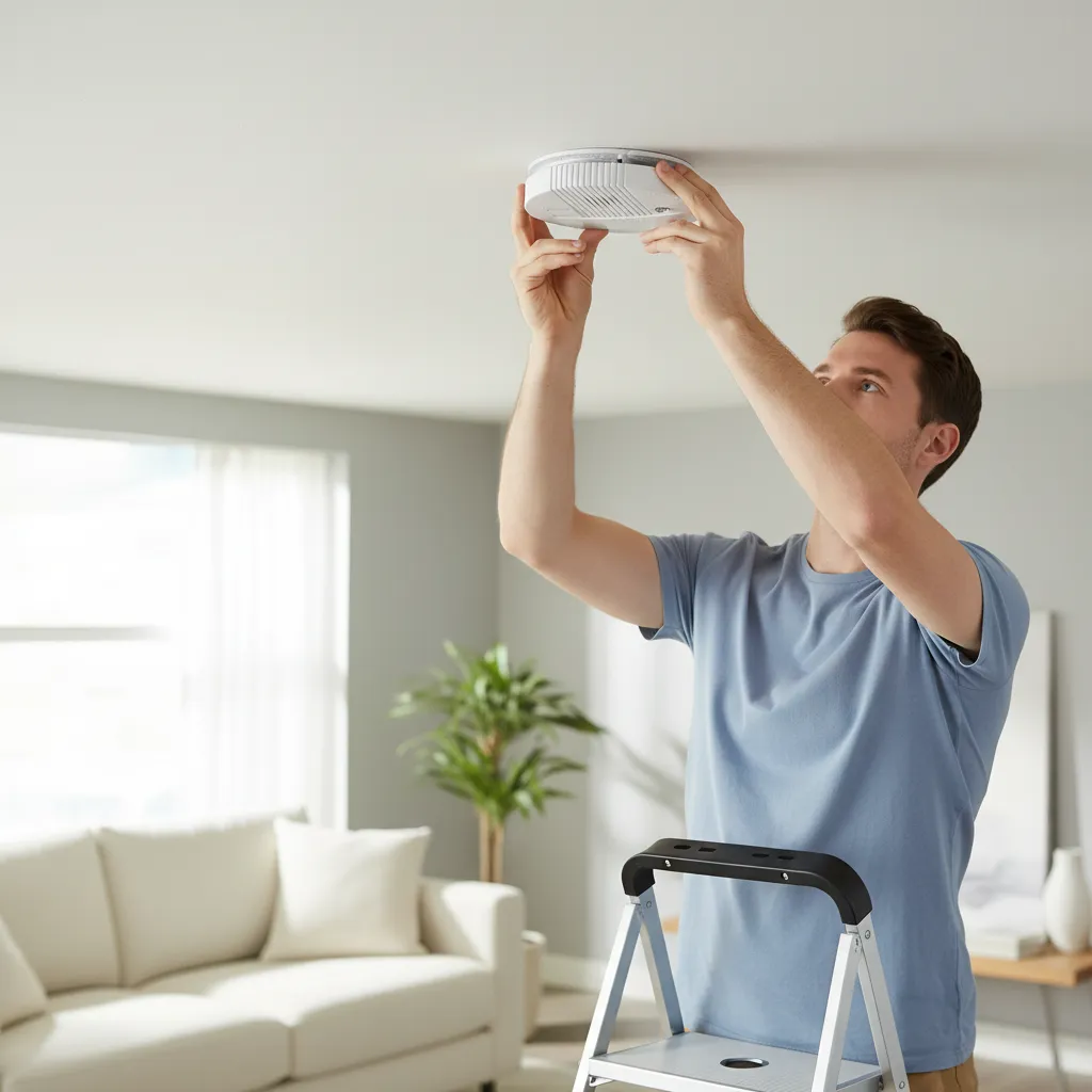 Sensor Detector De Humo Alarma 9v Zurich - Imagen 6