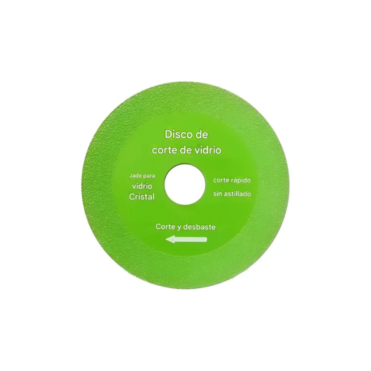 Disco Para Cortar Vidrio 100mm Amoladora Angular Verde Lima