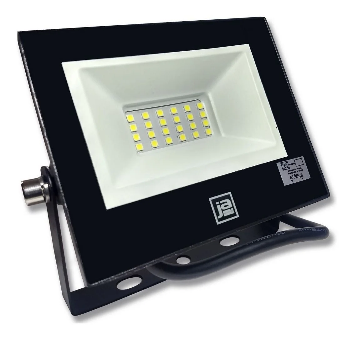 Reflector Led Exterior 20w Luz Calida Proyector