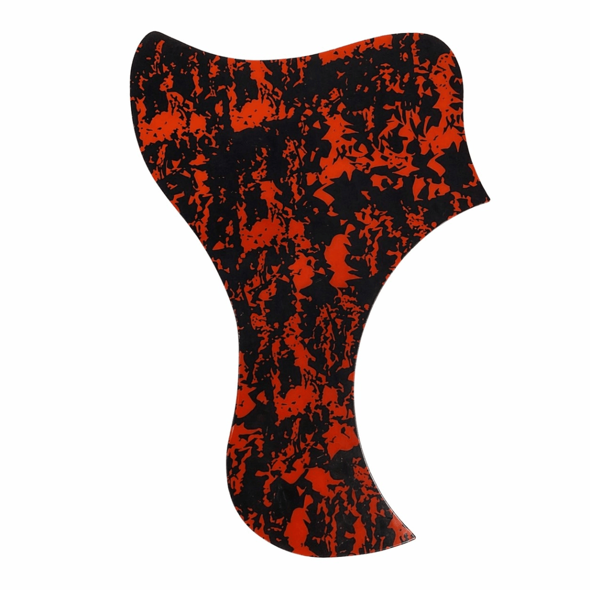 Pickguard Parche Acustica Pvc Taylor Guitarra Autoadhesivo Negro Naranja