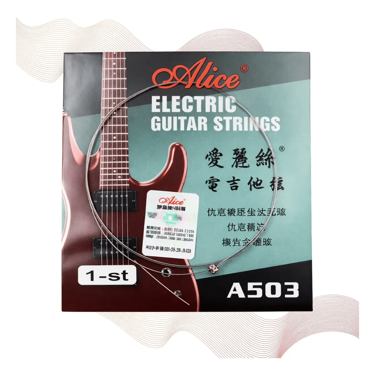 Encordado Para Guitarra Electrica Alice 09-042 Sl-6 A503