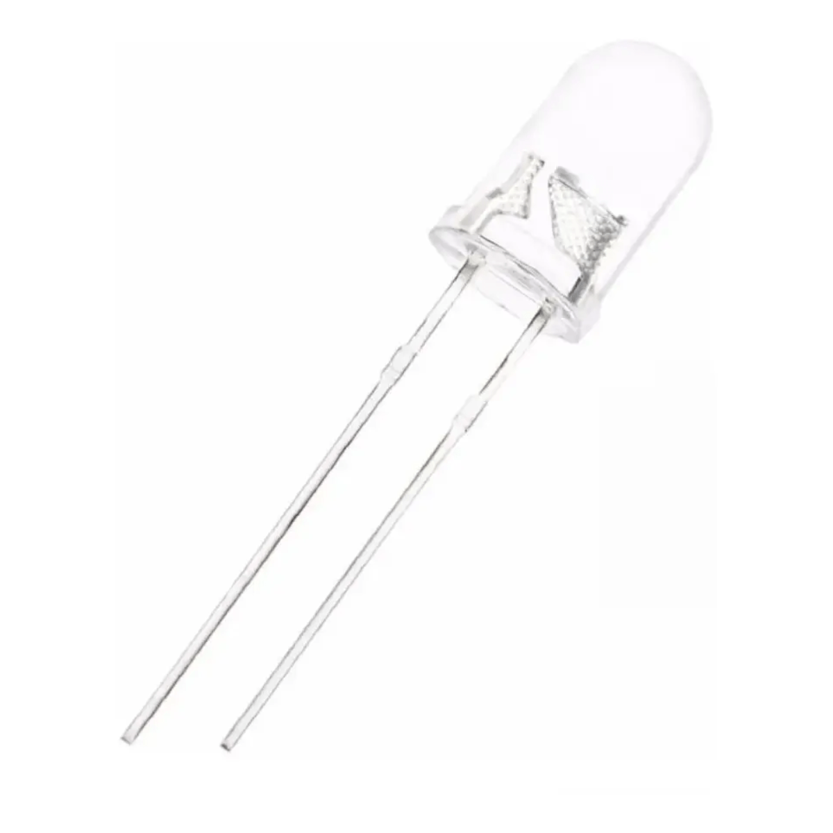 Led 10mm Redondo Diodo Emisor De Luz X 10 Unidades Blanco