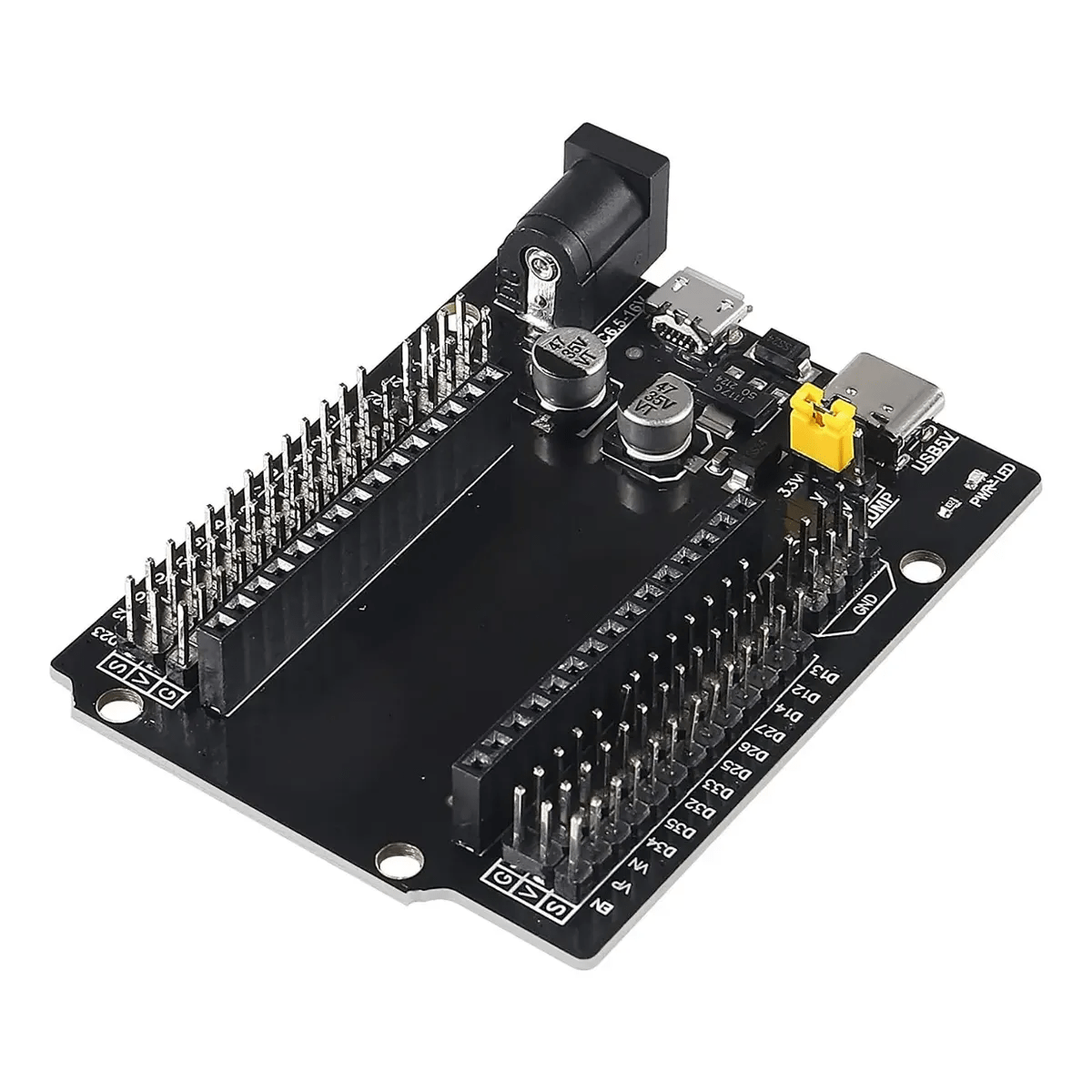 Placa Base Mother Esp32 Wroom 30 Pines Micro Usb Y Usb-C