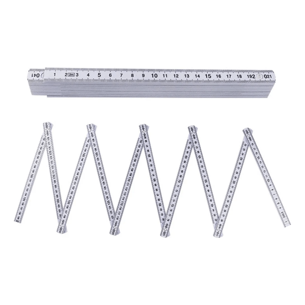 Metro Plastico Plegable Portatil X 2 Mts