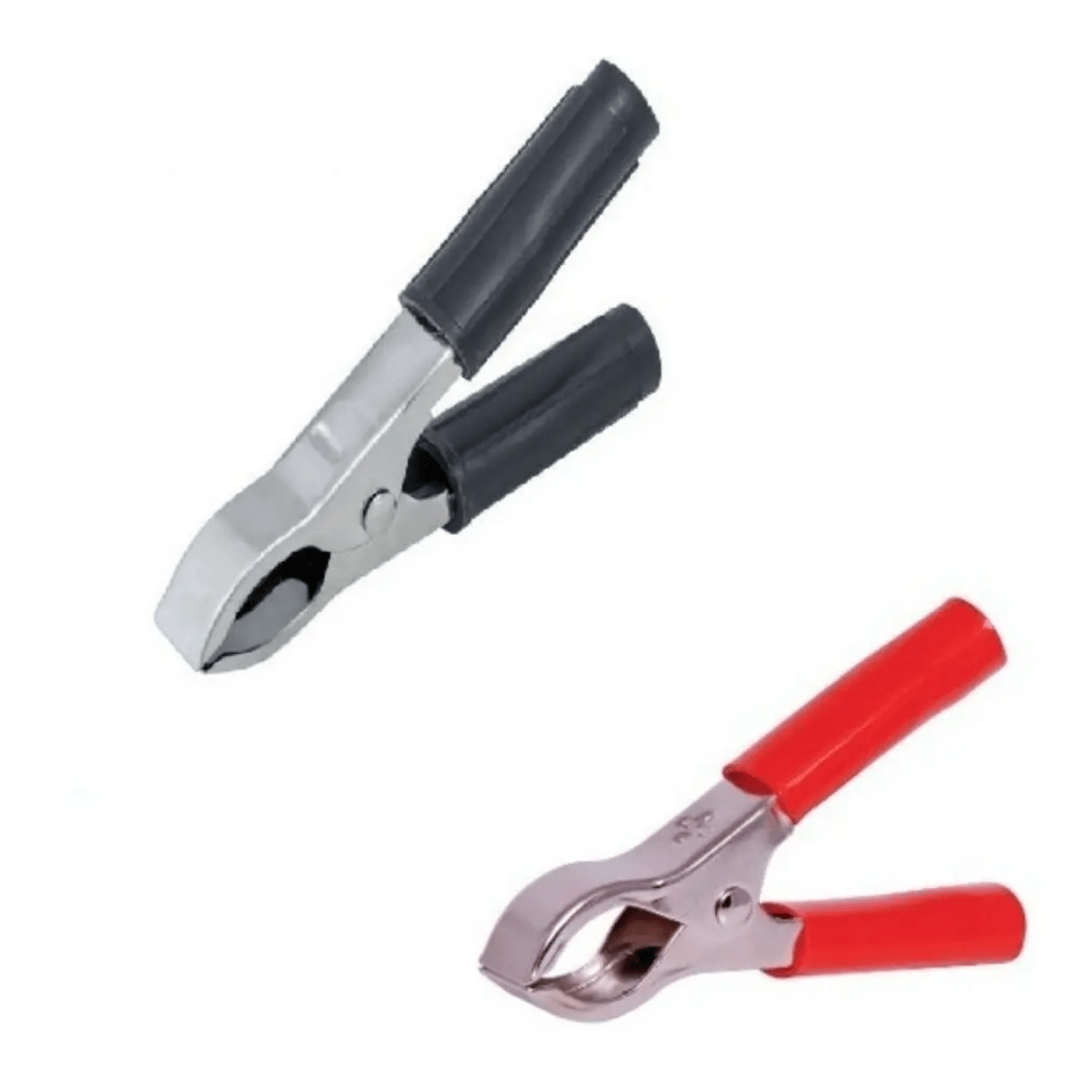 Pinza Cocodrilo 10A Negro-Rojo X 10