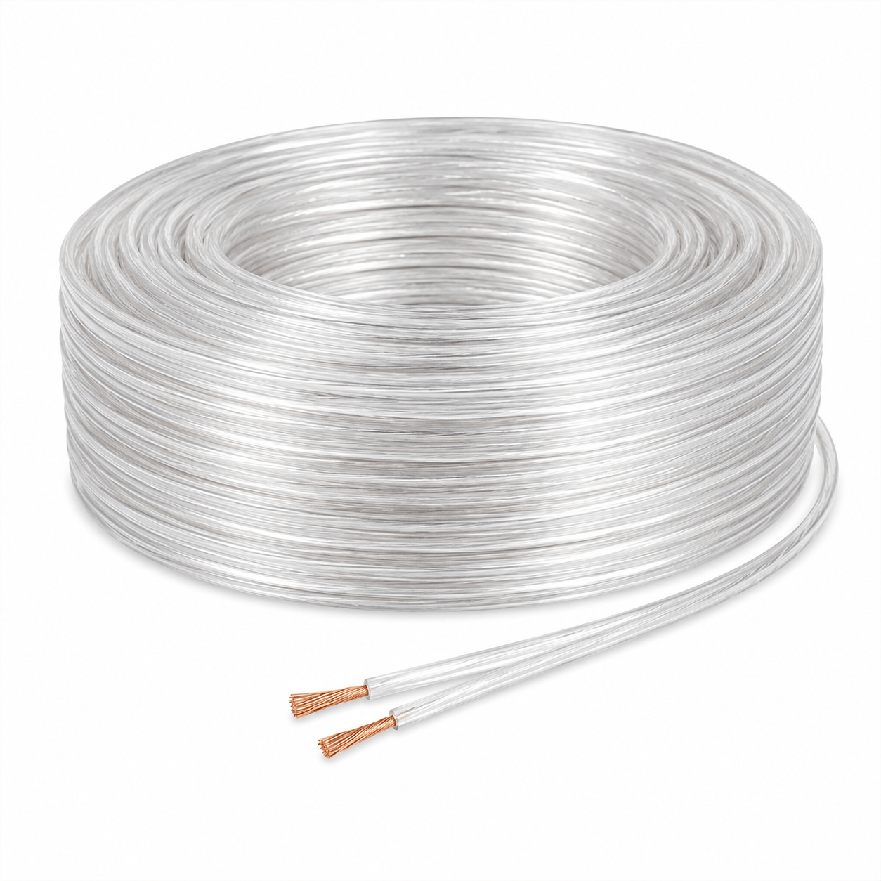Cable Paralelo Bipolar 2x0.50mm Cristal Transparente 100 Mts