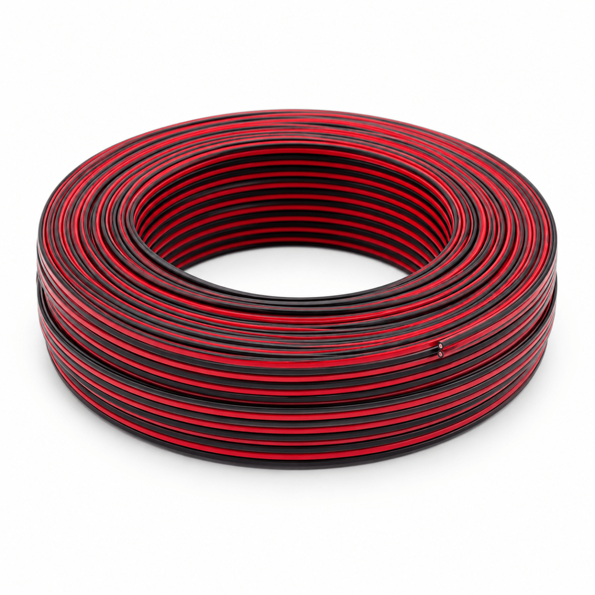 Cable Para Bafle 2 X 0.20 Mm Rojo Y Negro Rollo X 100