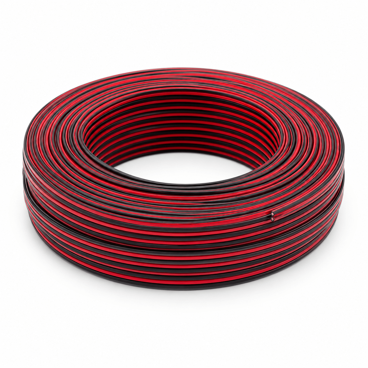 Cable Para Bafle 2 X 0.20 Mm Rojo Y Negro Rollo X 100