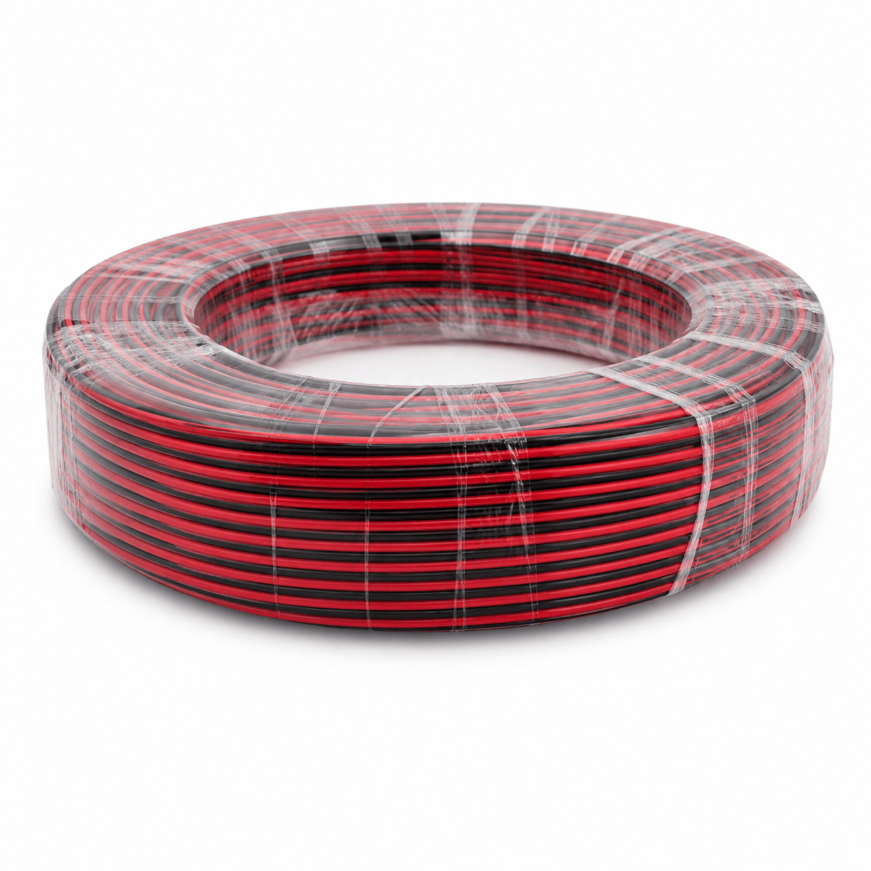 Cable Para Bafle 2 X 0.20 Mm Rojo Y Negro Rollo X 100 - Imagen 3