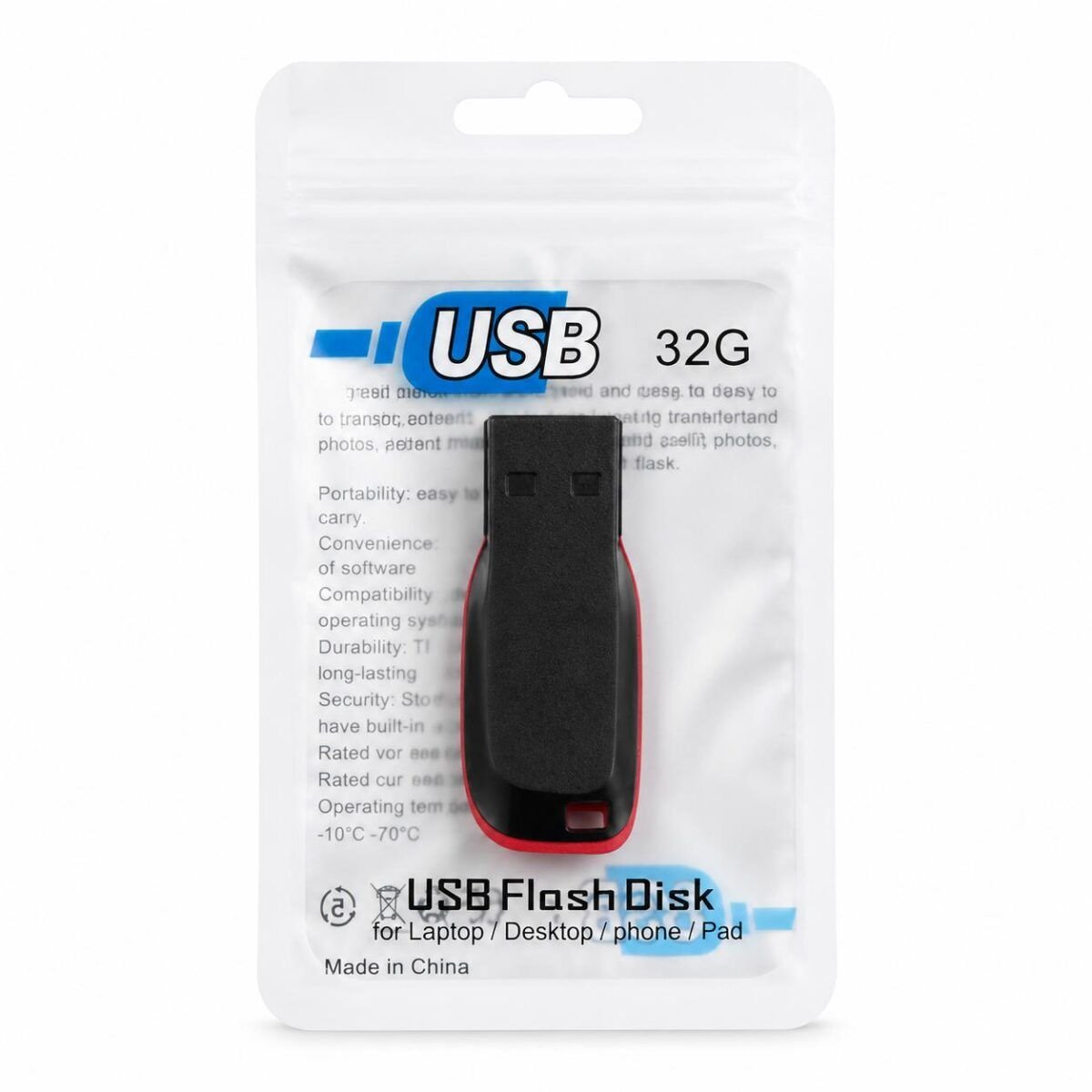 Memoria Usb 32gb Pendrive Usb 2.0 Almacenamiento Portátil