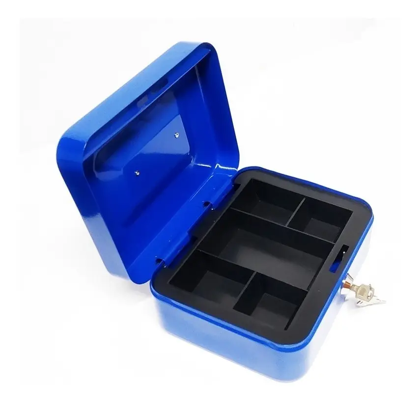 Cofre Porta Valores Nro 2 Caja Metal 2 Llaves