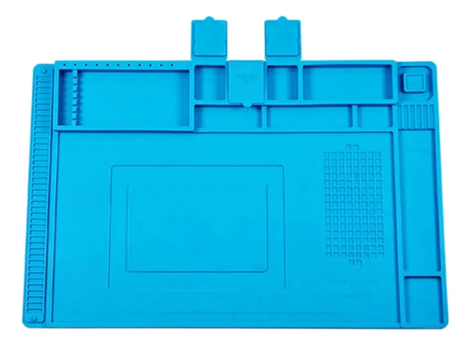 Manta Antiestática De Silicona 45x30cm Azul